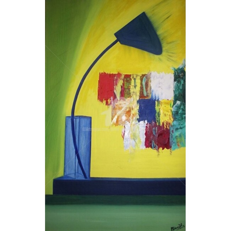 La Lampe Painting by Daniel Dr. El Dan (Mdaniel) | ArtMajeur