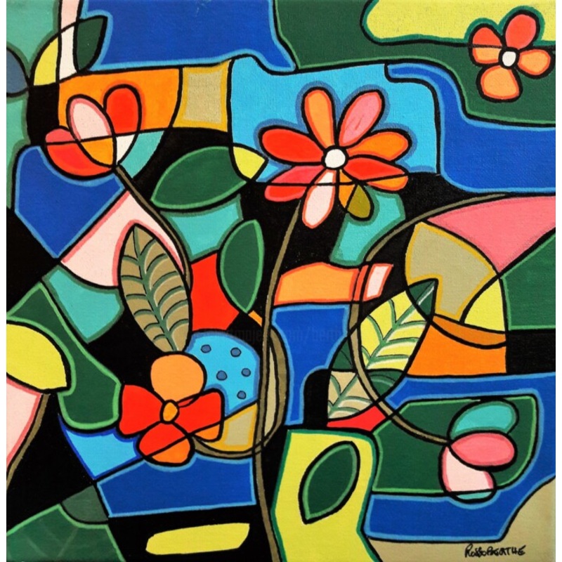 Le Printemps Painting by Di Berthe | ArtMajeur