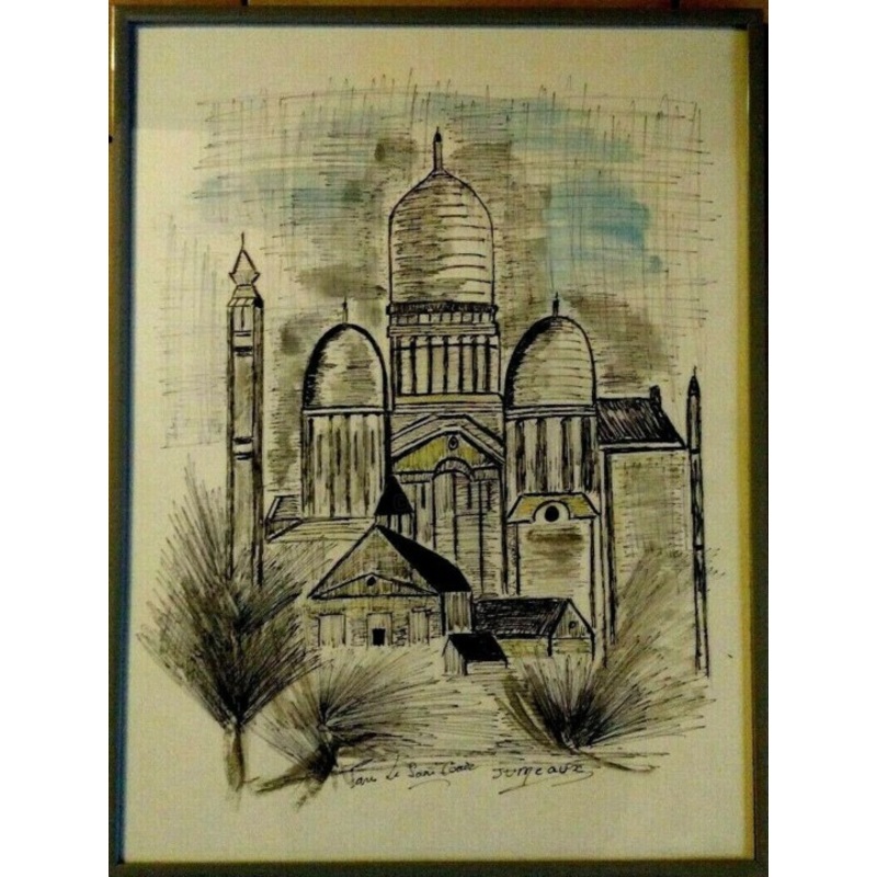 Le Sacre Coeur Painting by Jean Pierre Jumeaux | ArtMajeur