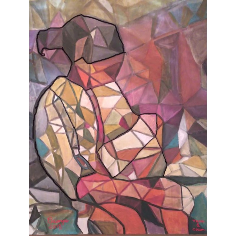 Marie Et Oskiane Painting by Grgoire Koboyan (Cricorps) | ArtMajeur