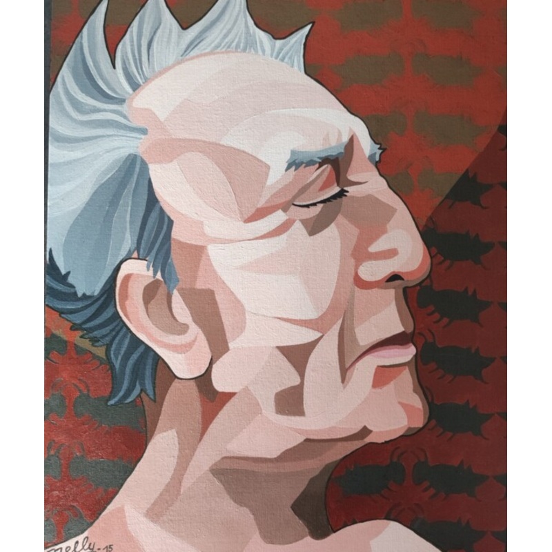 Prire Au Punk ternel Painting by Carine Capelle (Nelly) | ArtMajeur
