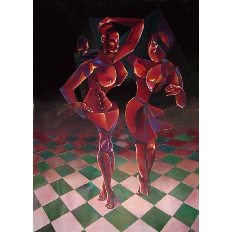 Rosso.jpg Painting by Evaldo Amatizi | ArtMajeur