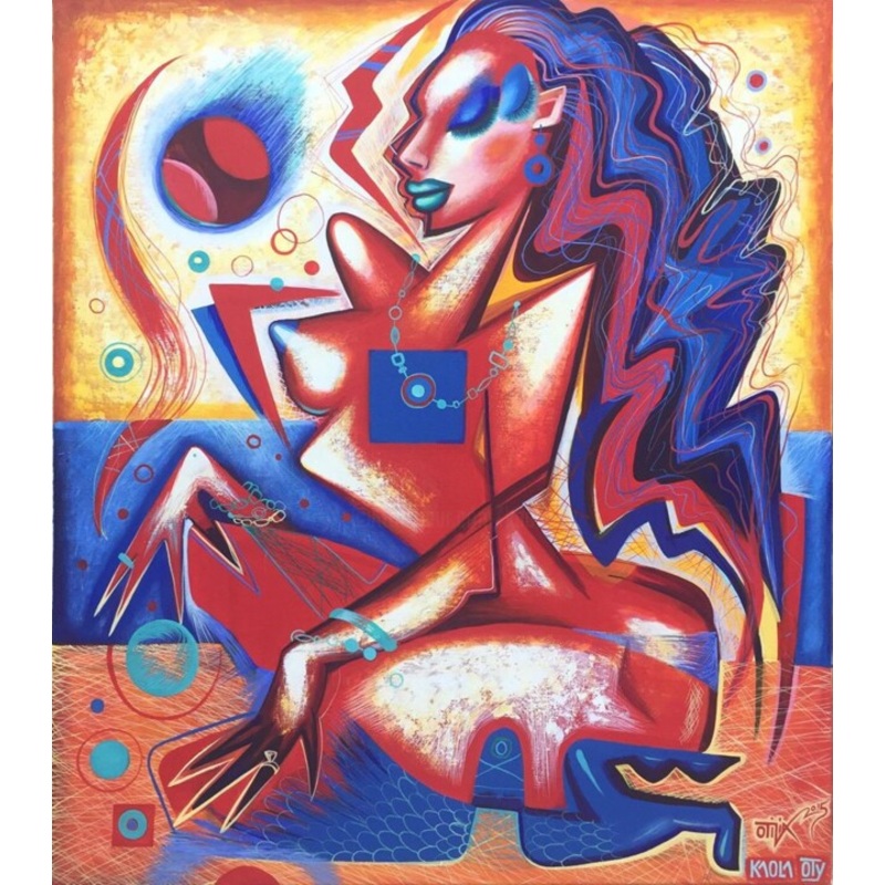 Sunsett Painting by Kaola Oty | ArtMajeur