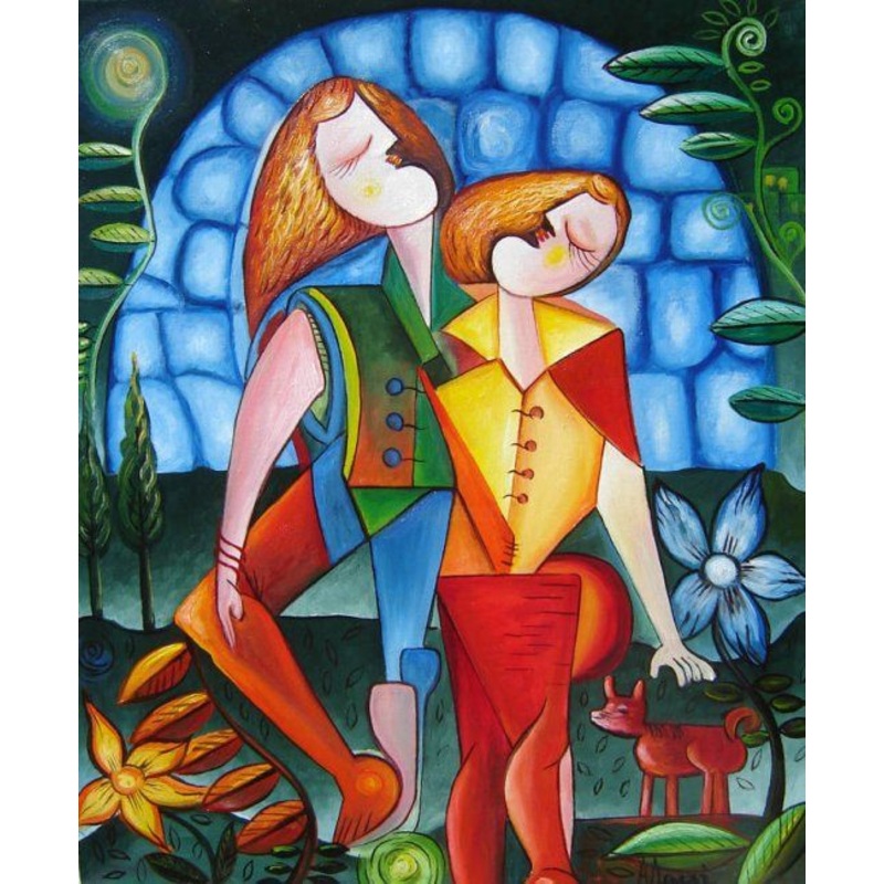 The Coxcomb Painting by Adrian Doni | ArtMajeur