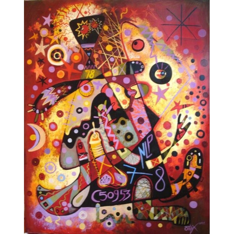 The Lovers Painting by Kaola Oty | ArtMajeur