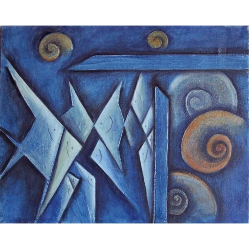 Tramas Peces 12 Painting by Rosario De Mattos | ArtMajeur