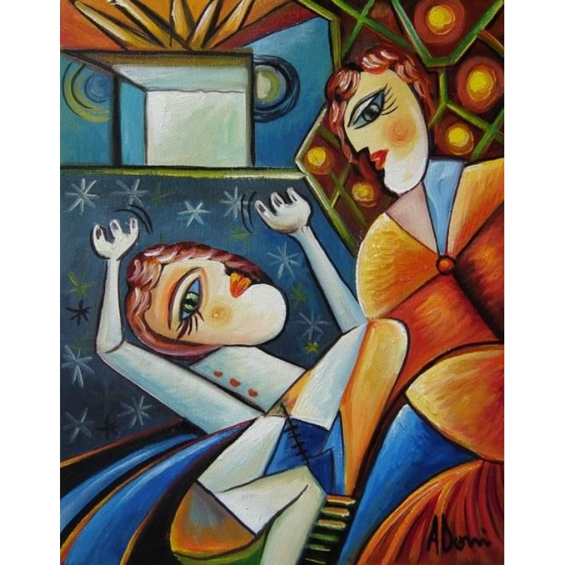Two Friends Painting by Adrian Doni | ArtMajeur
