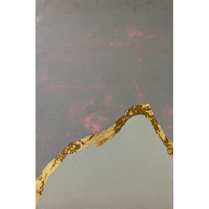 Modern Abstract Mountain Painting Painting by Uliana Salagina (Uliana Sal) | ArtMajeur