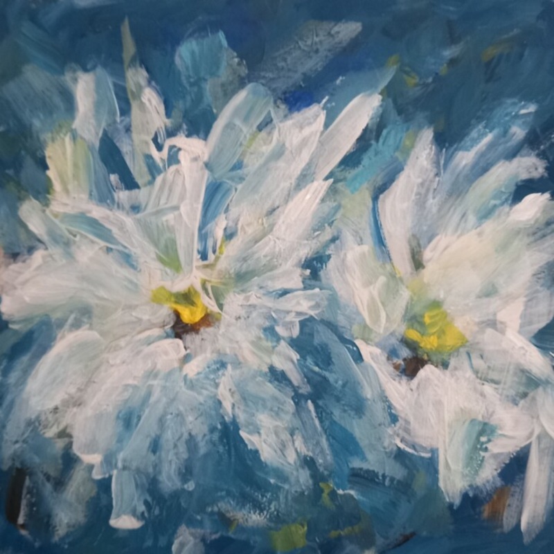 Water Lilies Painting by Olesa Kasirskaa | ArtMajeur
