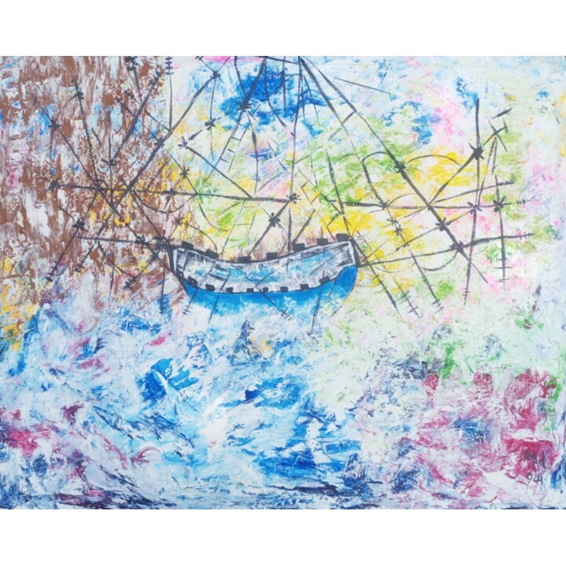 Voyage Through Color Painting by Jafeth Moiane | ArtMajeur