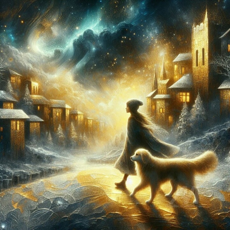 Visitors On Christmas Eve Digital Arts by Davina Dugnas | ArtMajeur