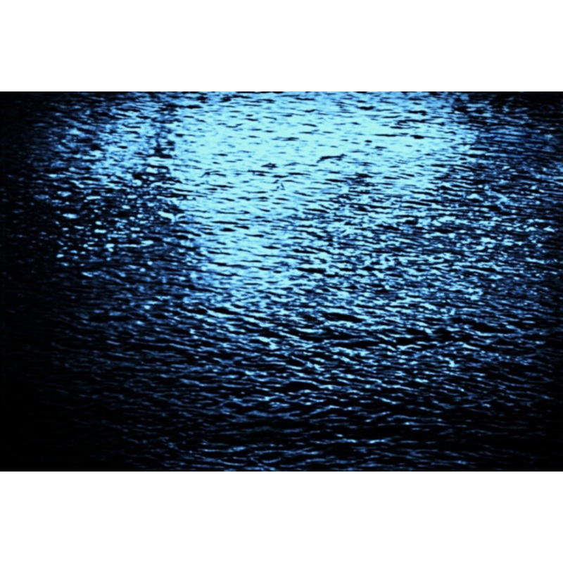 Waves In Metallic Blue Printmaking by Banu Muazzez Arpal | ArtMajeur
