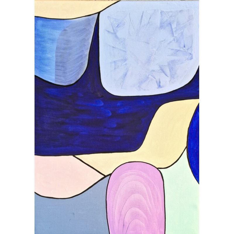 We Are All Different Modern Geometric  Painting by Nathalie Lyben | ArtMajeur