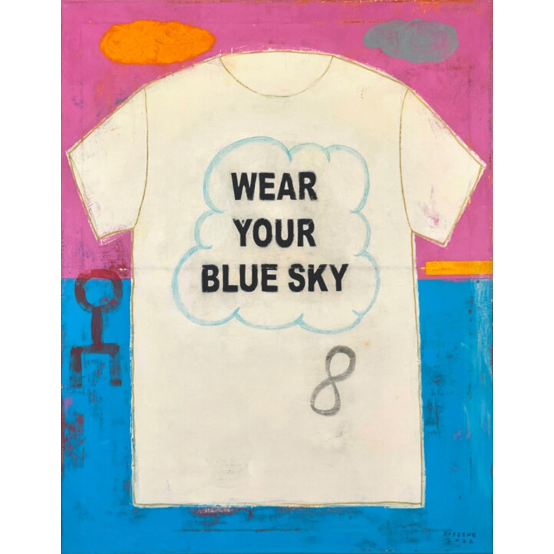 Wear Your Blue Sky Painting by Joejene C. Santos | ArtMajeur