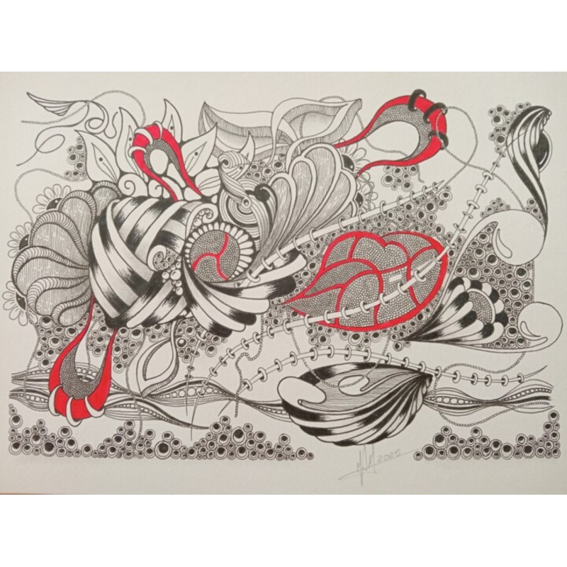 Zenart #15 Drawing by Miguel Marques | ArtMajeur