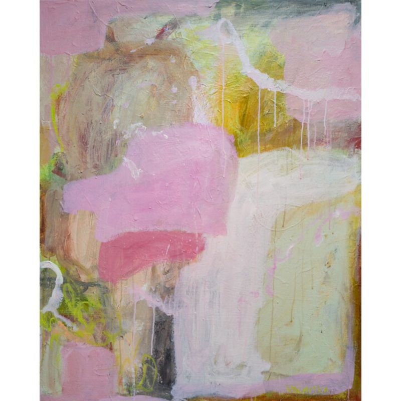 Warm Abstract Painting Acrylic Painting by Natalya Volynska | ArtMajeur
