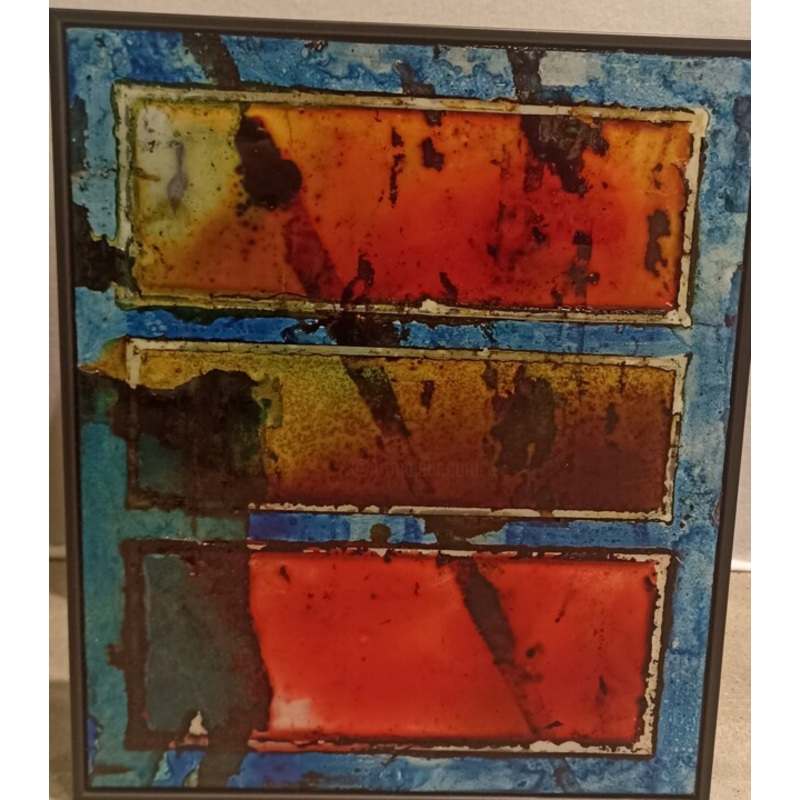 Water Field 3. Mixte Sous Epoxy Painting by Patrice Tabouret(Pi) | ArtMajeur
