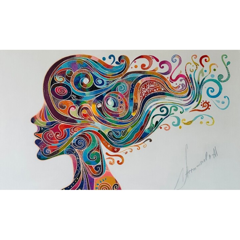 Wind Mind Painting by Margarita Pakhomova | ArtMajeur