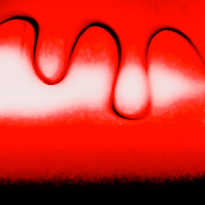 Wave Of Red (3409) Photography by Redrumstudio | ArtMajeur