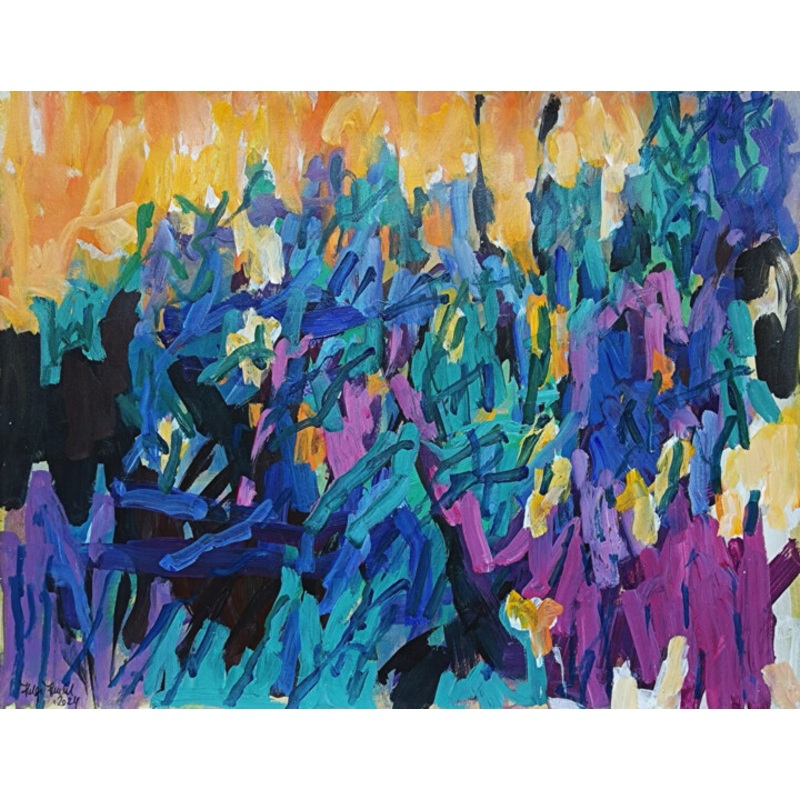 Wild Garden Painting by Helge Hensel | ArtMajeur