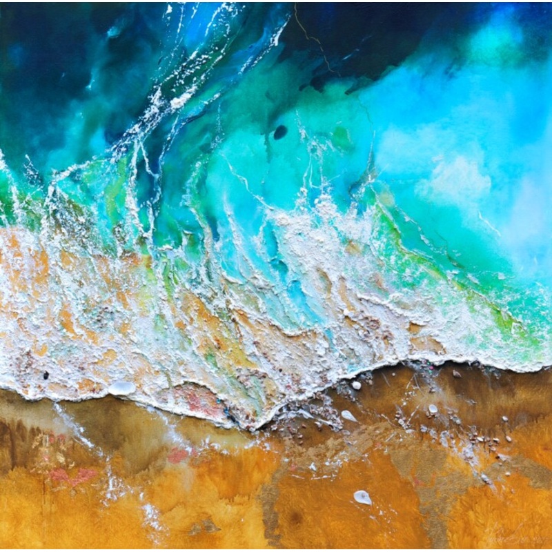 Breath Of The Sea  Deep Pristine  Painting by Olena Rudnieva (RUDNIVA) | ArtMajeur