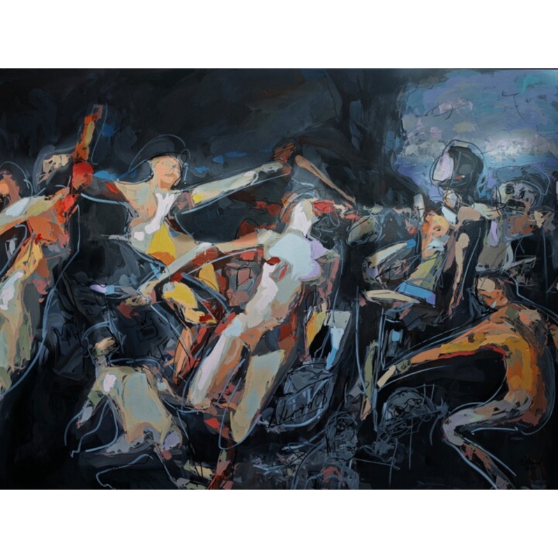 Where The Thoughts Fly Painting by Daniel Bulimar Henciu | ArtMajeur