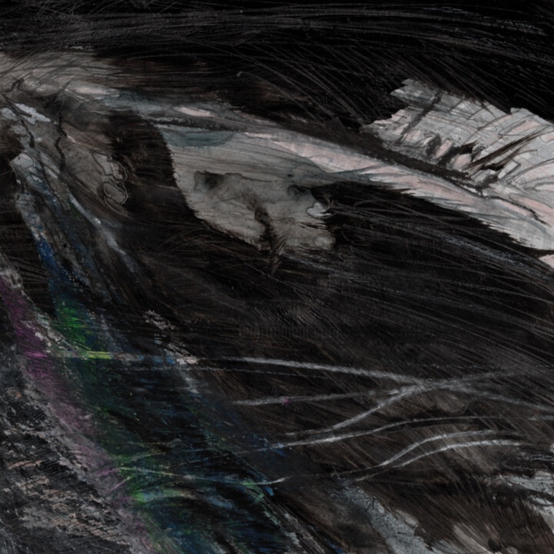 #256 Huile Et Acrylique Sur Papier La Painting by Michel Debray | ArtMajeur
