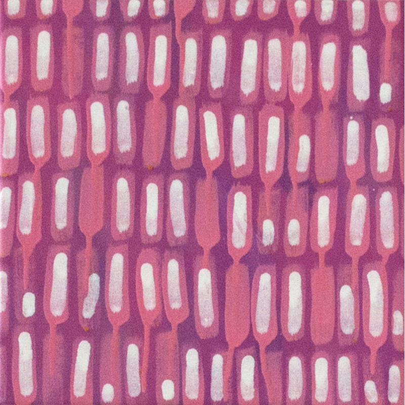 Violet Mosaic No.2 Painting by Petr Johan Marek | ArtMajeur