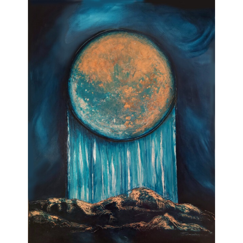 Waterflow Painting by Olena Golembovska | ArtMajeur