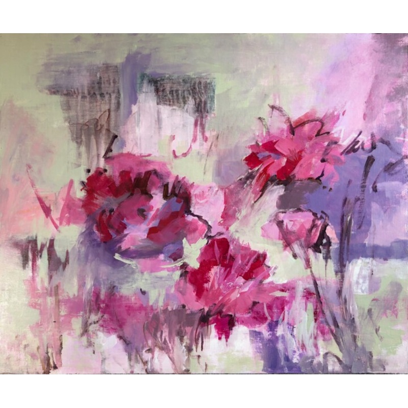 Whispering Petals Painting by Kari Feuer | ArtMajeur