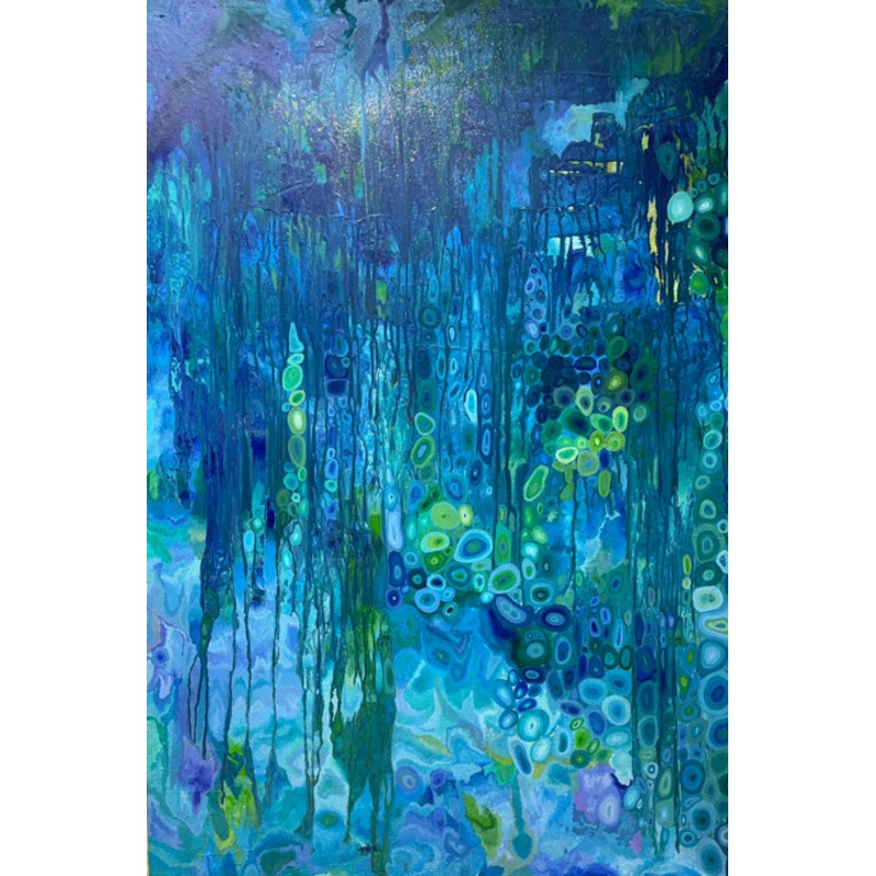 Wasserraum Painting by Silke Janzen | ArtMajeur