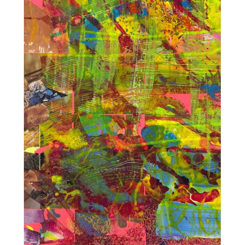 4  Leaping Colors 4 Painting by Hongfeng Guo | ArtMajeur