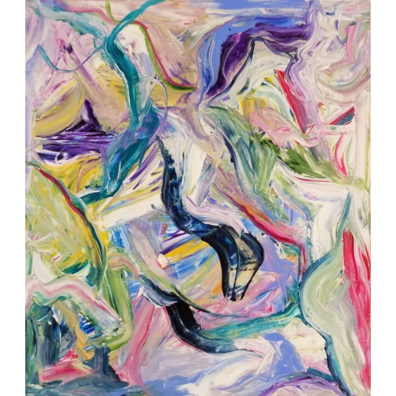 Where Color Breathes – 2025 Painting by Johanne Monique Dufour (Monique J Dufour | ArtMajeur