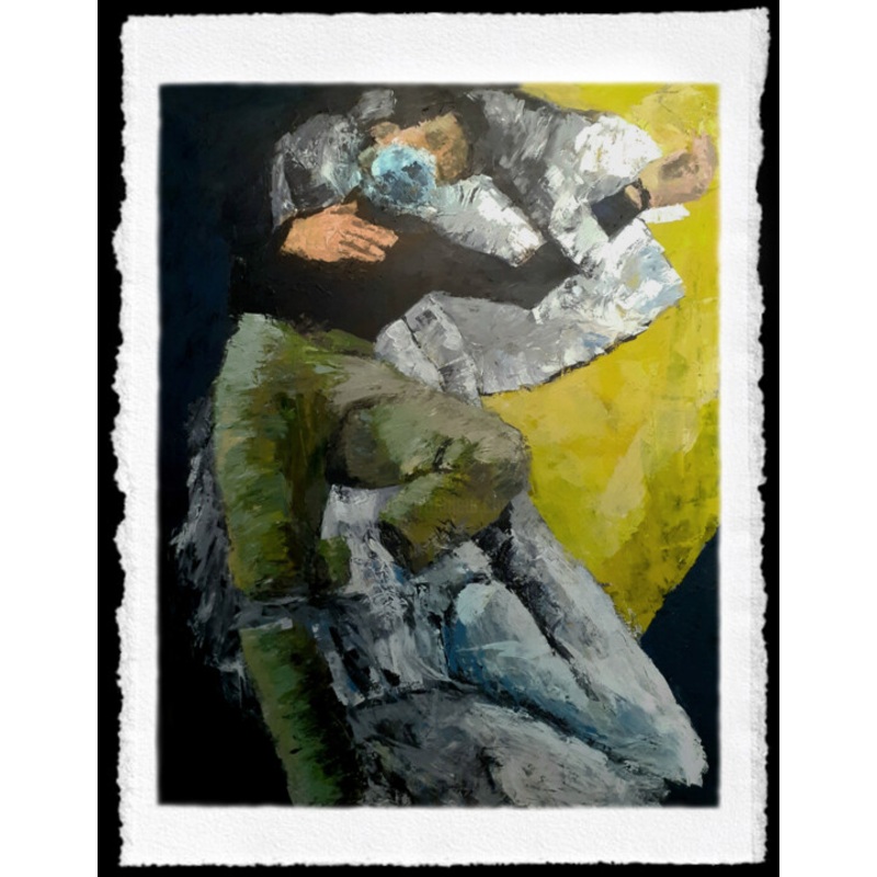 Me Parto Y Me Mondo Ink And Pigments  Painting by Louis Ogayar | ArtMajeur