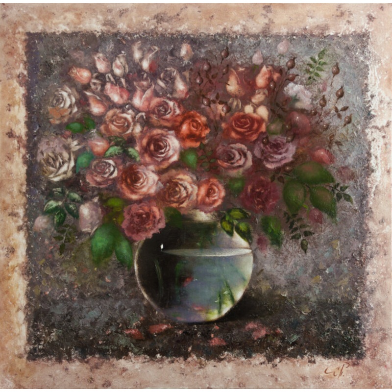 A Bouquet Of Roses  Painting by Svetlana Petrua | ArtMajeur