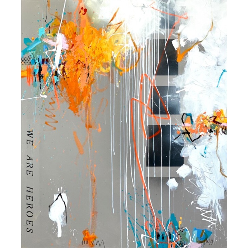 We Are Heroes No.4 Painting by Beate Garding Schubert | ArtMajeur