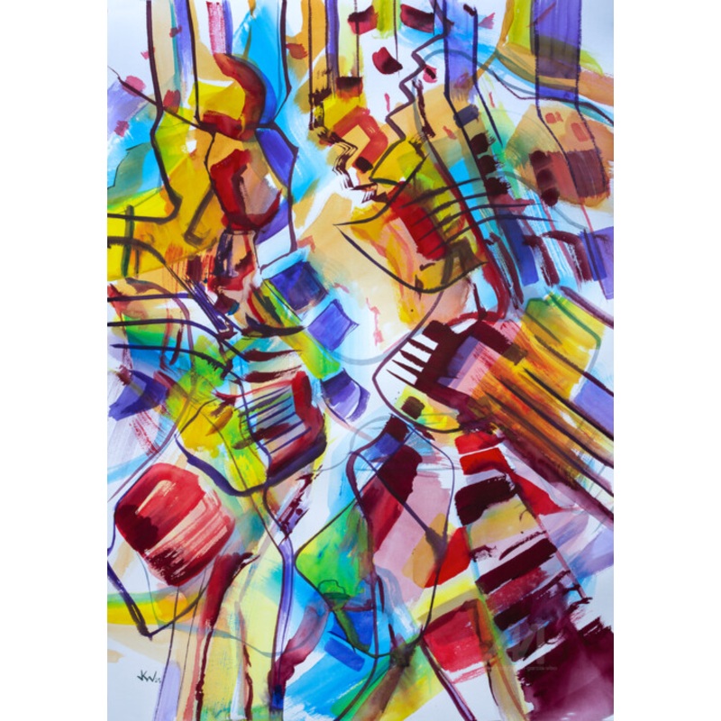 Watercolor N 127 Painting by Julian Garcia-Viso | ArtMajeur