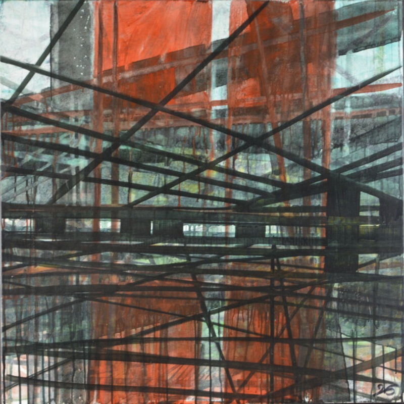 Au-Del Painting by Eric De Gsincourt | ArtMajeur