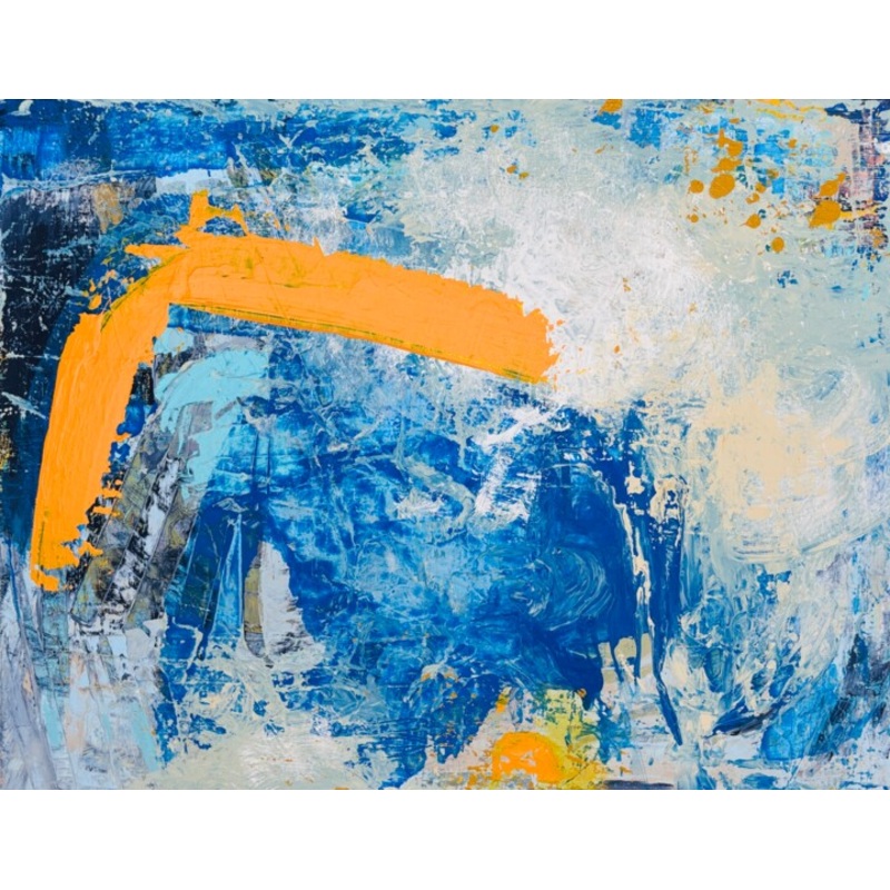 Whispers Of Azure Painting by Evgeniya Zolotareva | ArtMajeur
